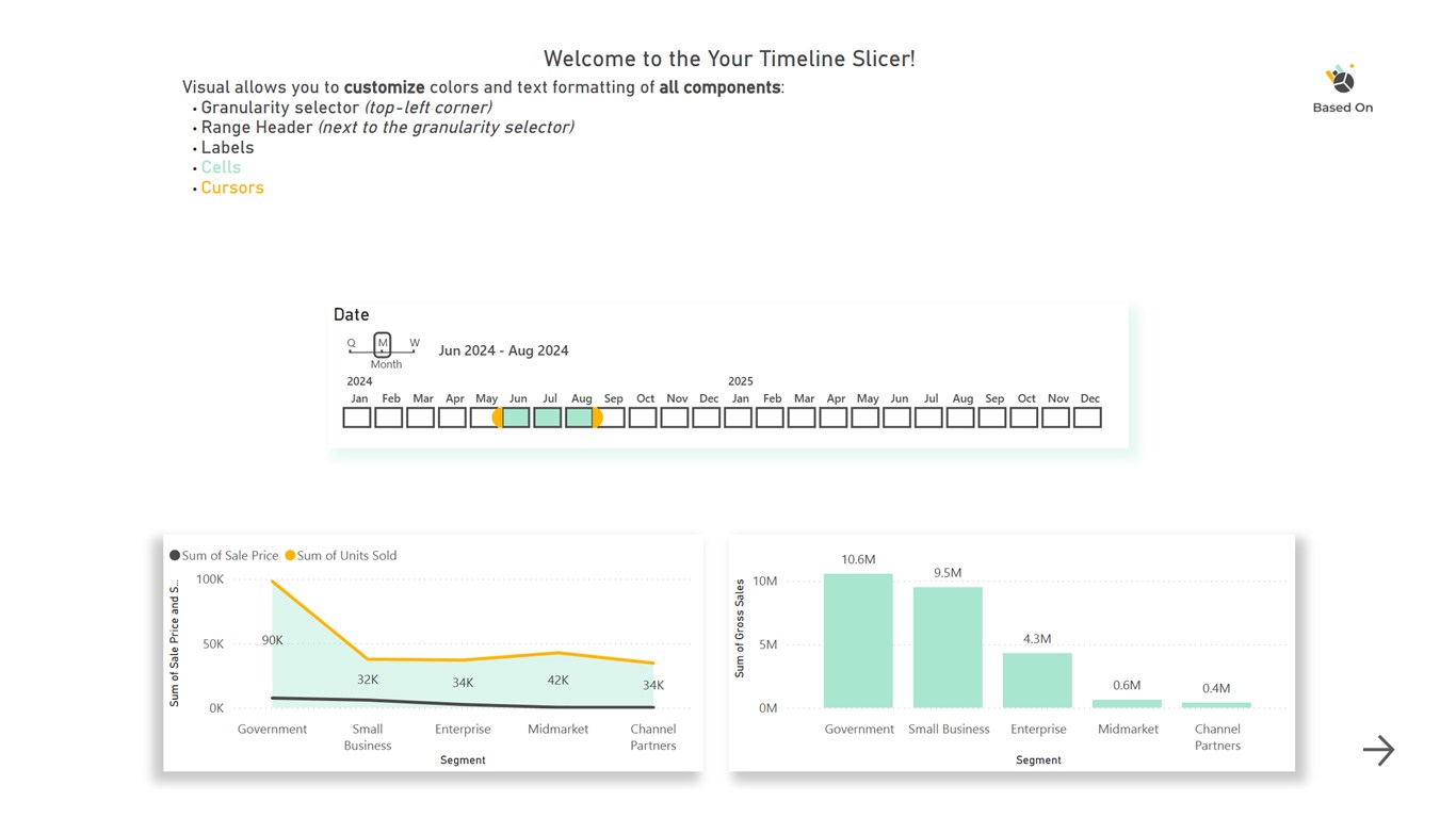 Snapshot 2 of Your Timeline Slicer