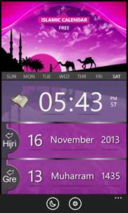 Islamic Calendar Free screenshot 1
