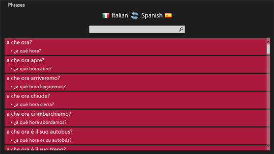 Italian - Spanish screenshot 4