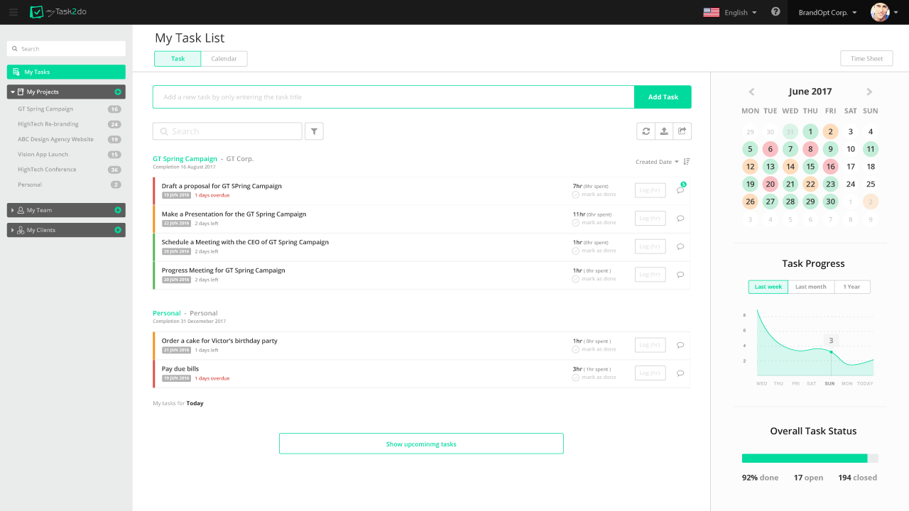 Snapshot 5 of myTask2do- Your Complete Task Management