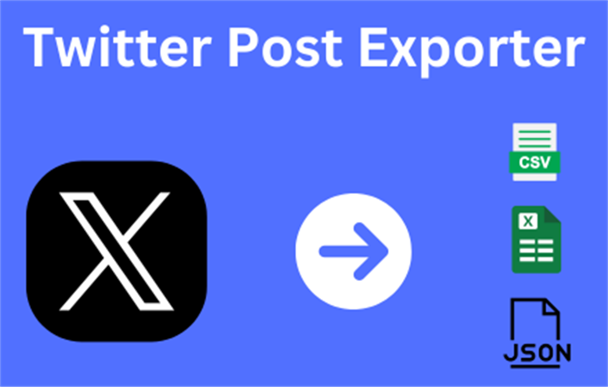 Twitter Post Exporter - Download Twitter / X Posts