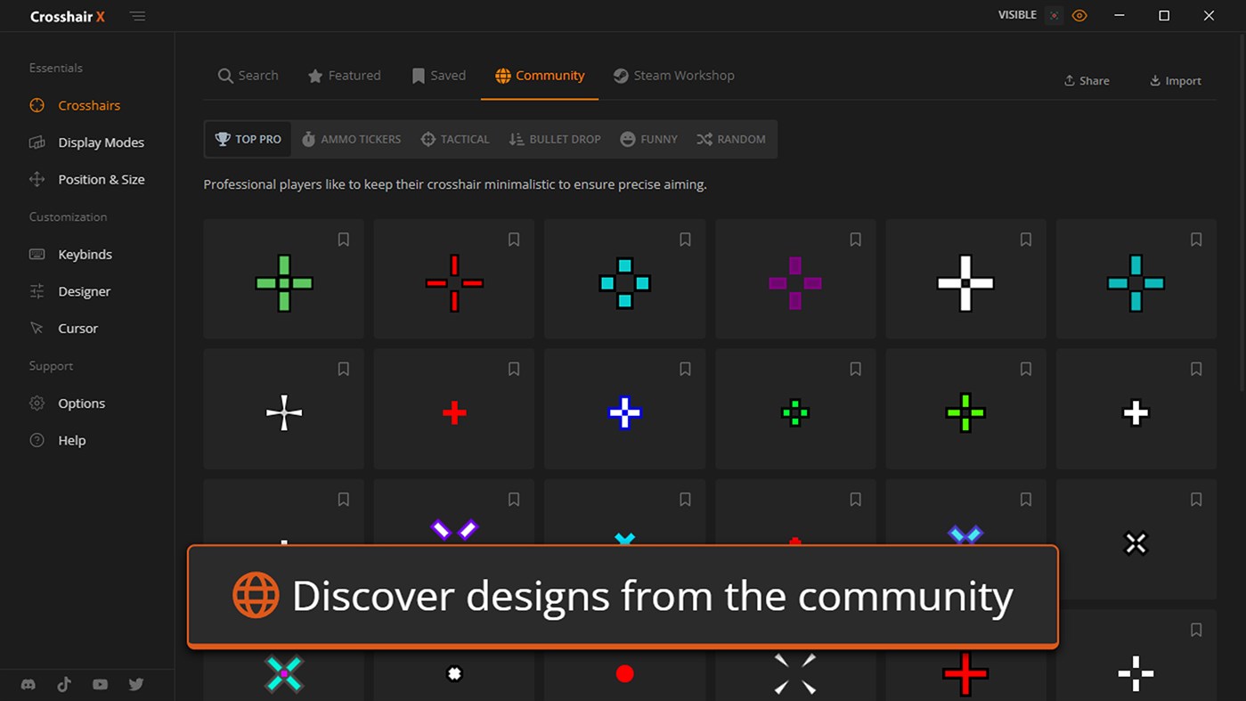 #2. Crosshair X (Windows) 来自: CenterPoint Gaming