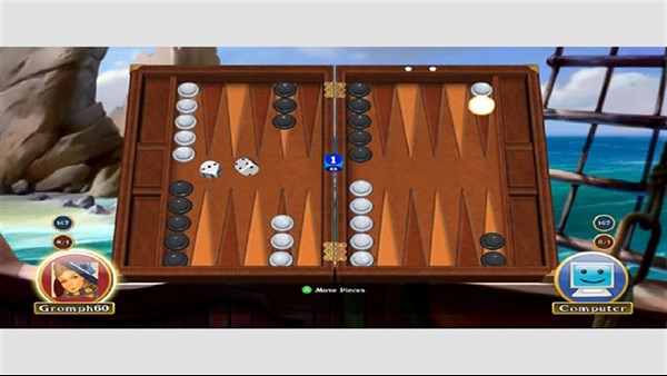 Hardwood Backgammon — 5