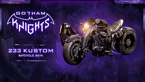 Gotham Knights: 233 Kustom Batcycle -ulkoasu