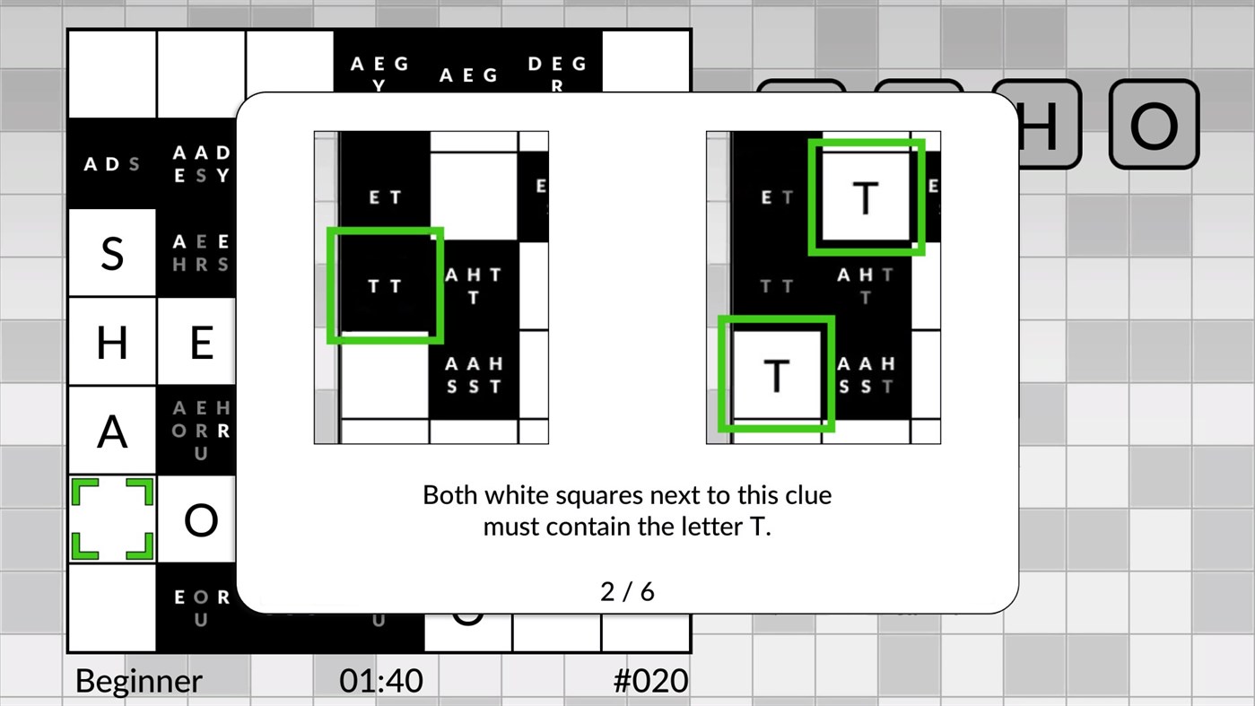 #2. Wordsweeper by POWGI (Xbox) By: Lightwood Games