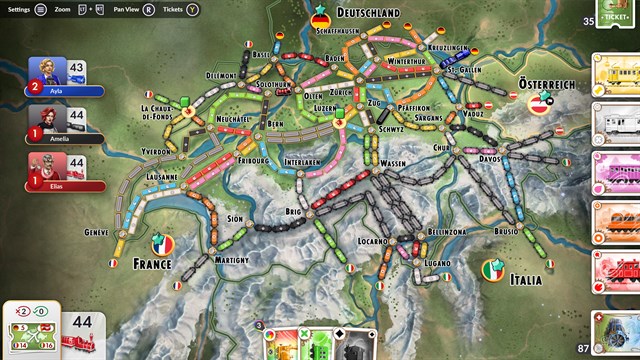 Ticket to Ride: Switzerland Expansion screenshot 1