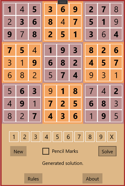 #6. sudoku puzzle (Windows) 게시자: on_air