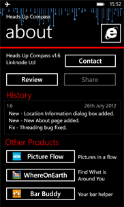 HeadsUpCompass screenshot 5