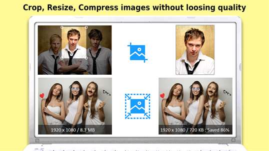 PHOTO RESIZER: CROP, RESIZE AND SHARE IMAGES IN BATCH screenshot 5