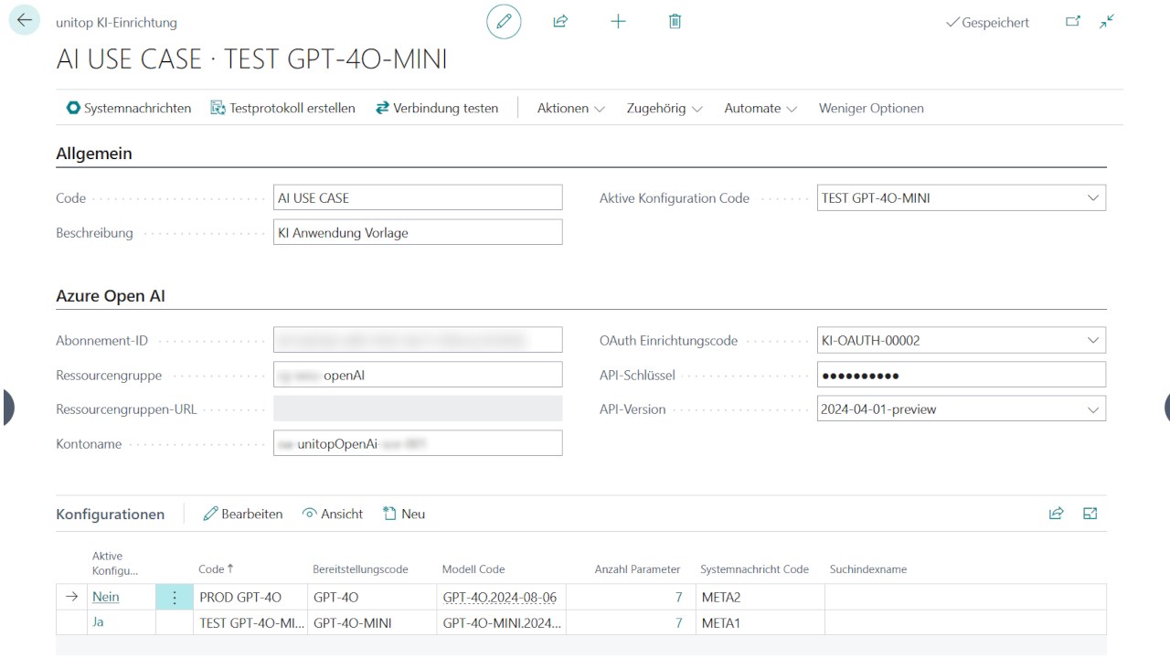 Snapshot 1 of unitop AI Basics AddOn