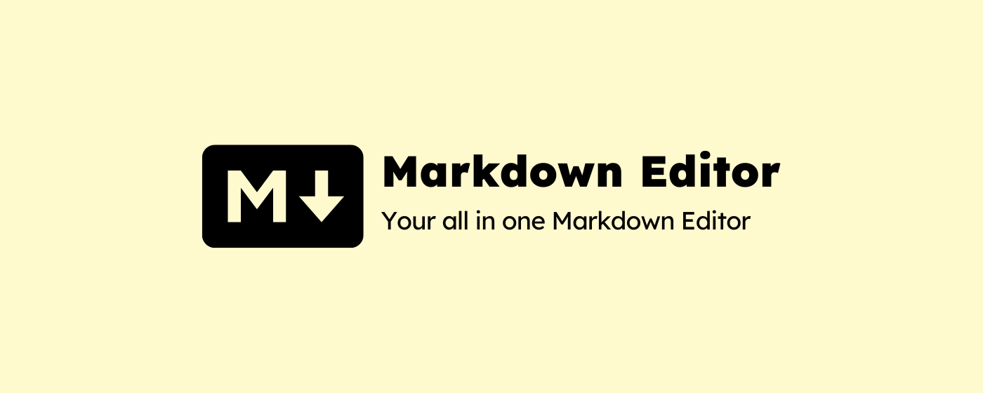 Markdown Editor for Edge marquee promo image