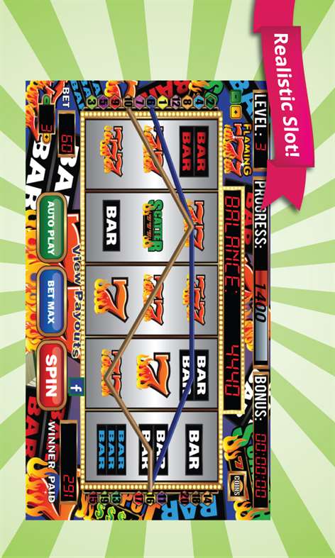 Flaming 7's Slot Machine Screenshots 1