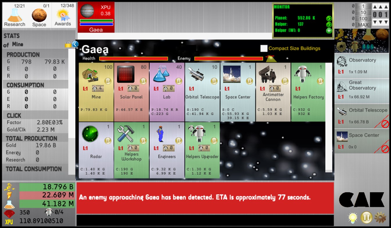 #5. cak Cosmos DEMO (Windows) By: CAKCy