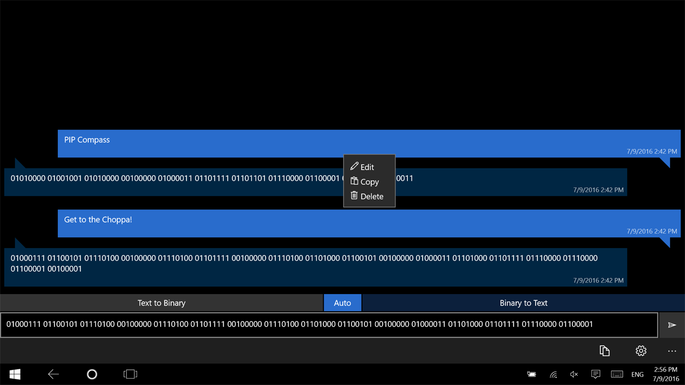 #3. 0N1: Binary Converter (Windows) 由: Sinime