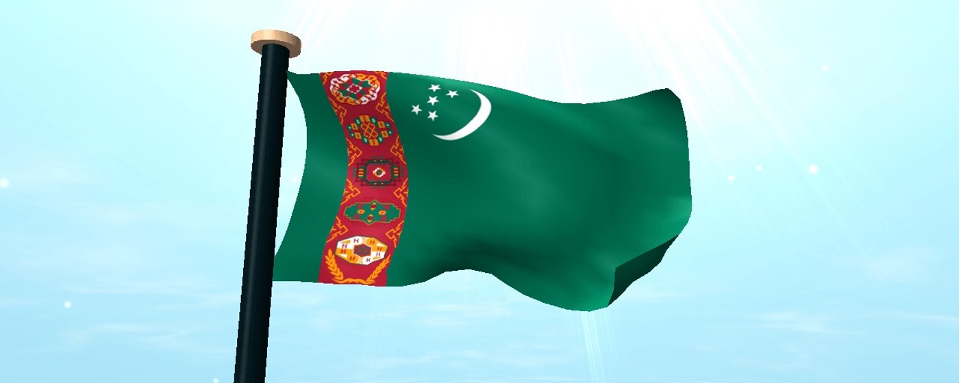 Turkmenistan Flag Wallpaper New Tab marquee promo image