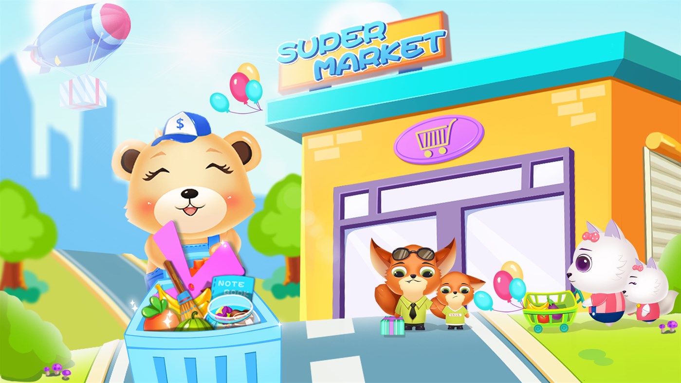 #1. Happy Bear Supermarket (Windows) By: Joy Journey