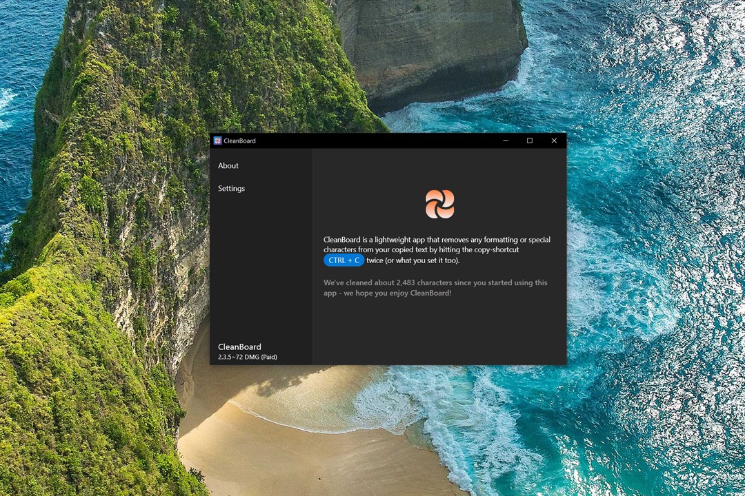 CleanBoard on Windows