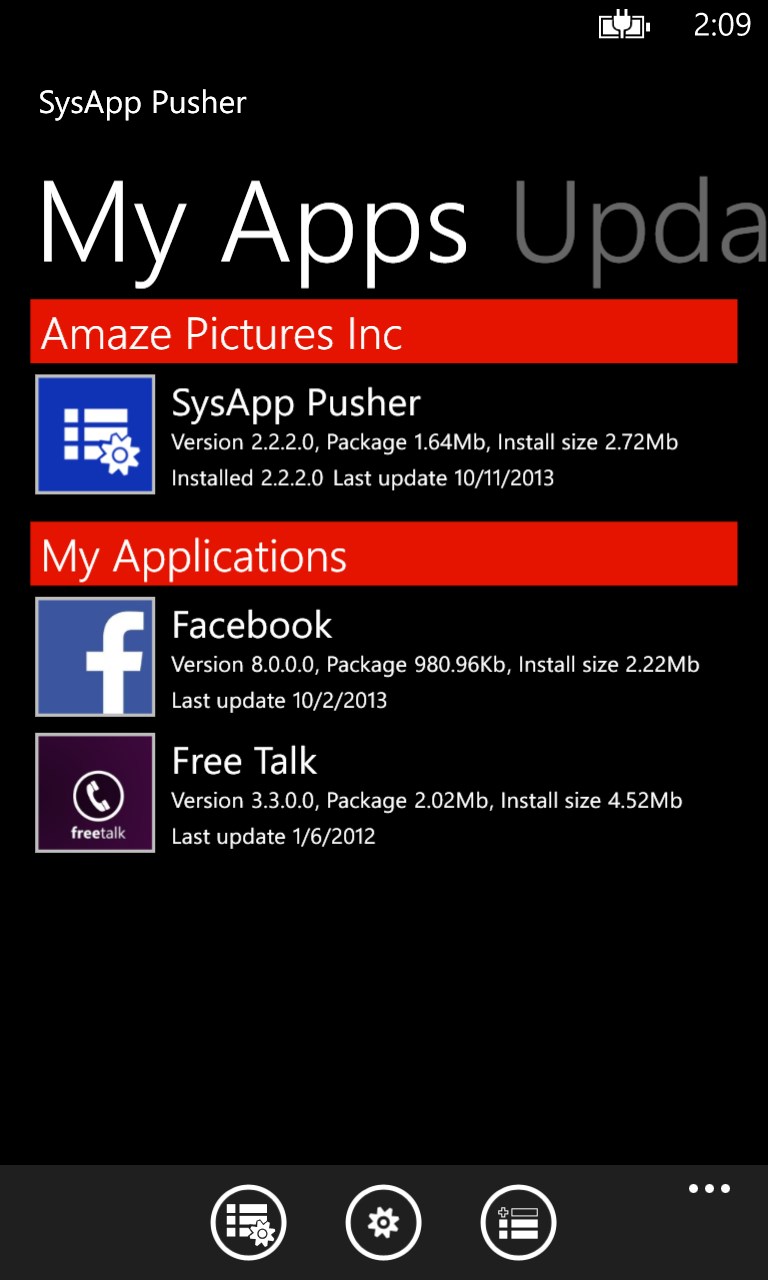 SysApp Pusher
