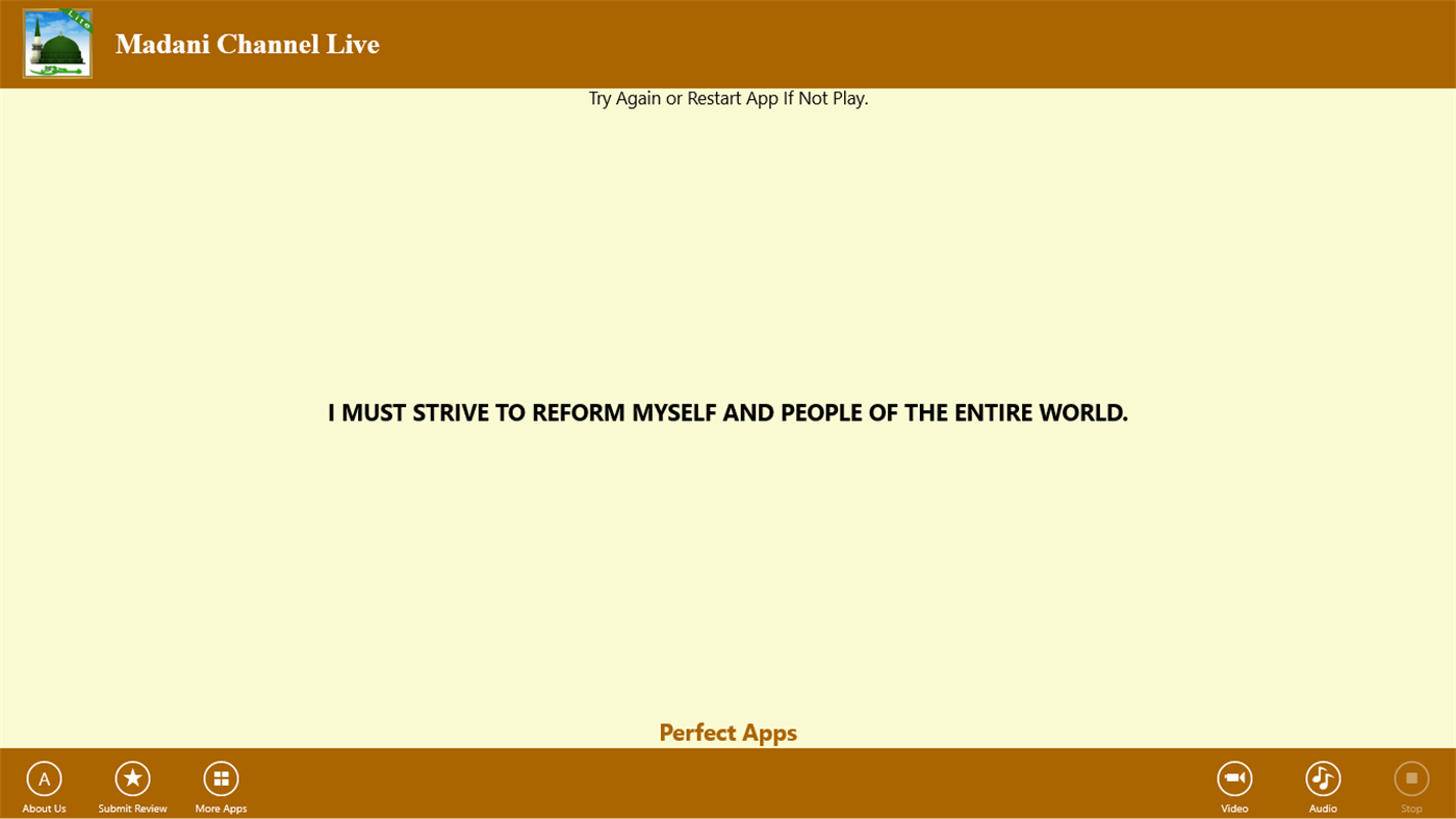 #2. Madani Channel Live (Windows) Podle: Perfect Apps