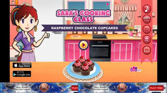 Sara's Cooking Class: Chocolate Cupcakes screenshot 1