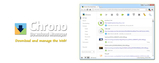 Chrono Download Manager marquee promo image