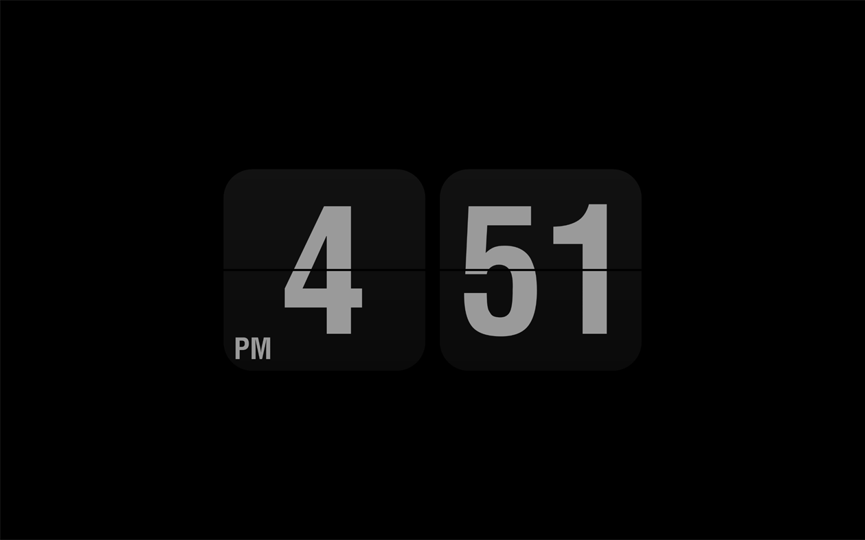 #1. Flip Clock - Live Wallpaper (Windows) By: MeetmeXM Technology Co., Ltd