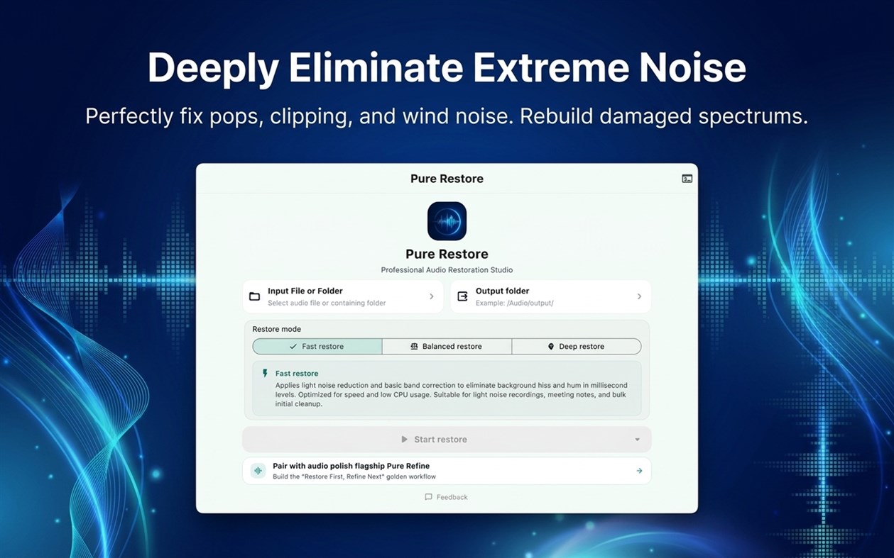#2. Pure Restore (Windows) By: Efficient Lab