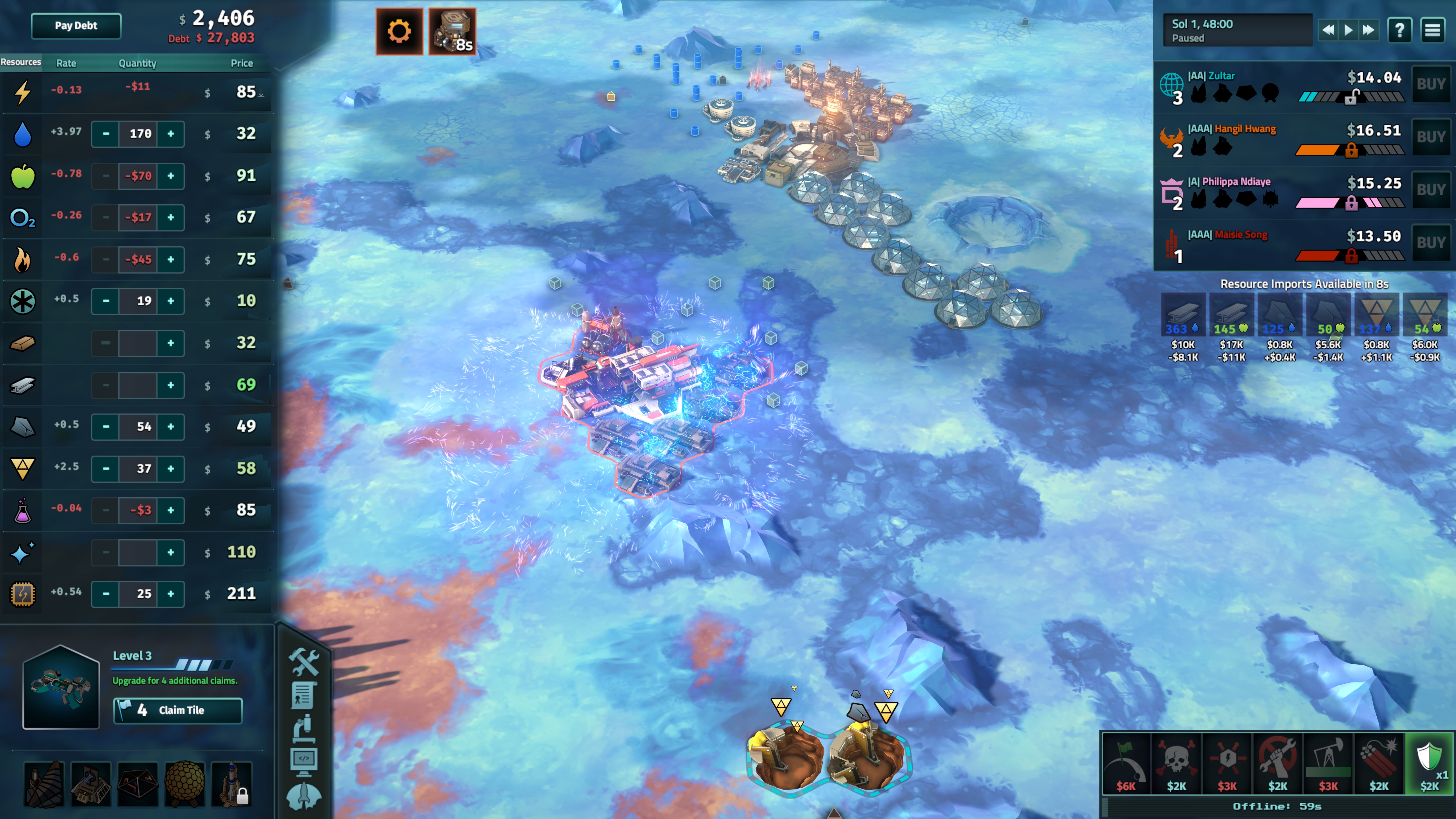 Offworld Trading Company: The Europa Wager | Xbox | Chiave | Privato