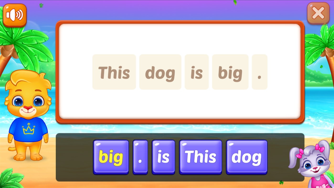 #7. Sight Words: Reading Games for Kids Ages 4 to 8 (Windows) By: RV AppStudios