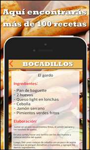 Guía de bocadillos screenshot 3