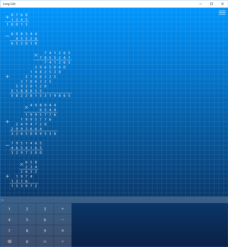#1. Long Calc (Windows) 由: SyzygyArc