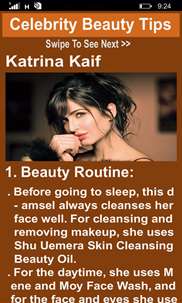 Celebrity Beauty Tips screenshot 2