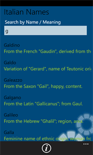 Italian Names screenshot 2