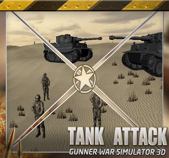 Tank Attack Gunner War screenshot 2