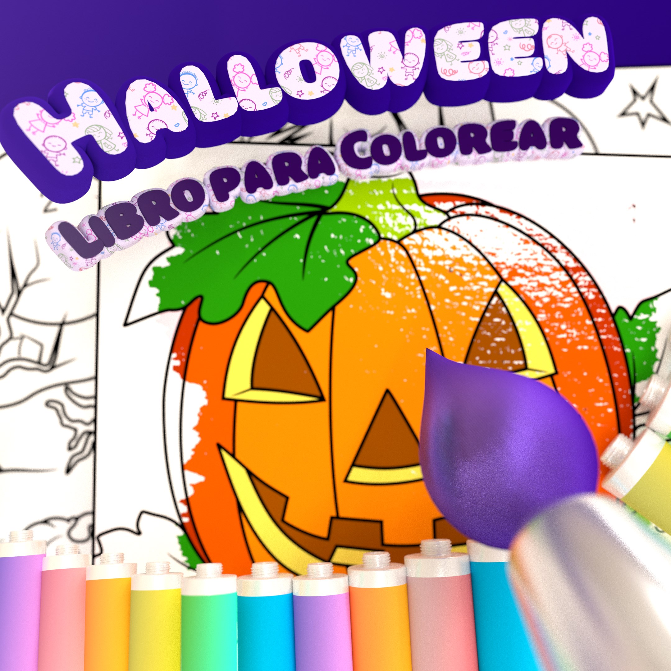 Halloween - Libro para Colorear