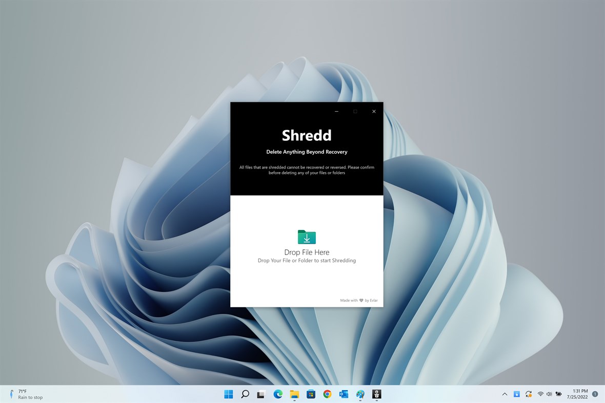 #1. File Shredder - Delete Beyond Recovery (Windows) 由: EvlarSoft LLC