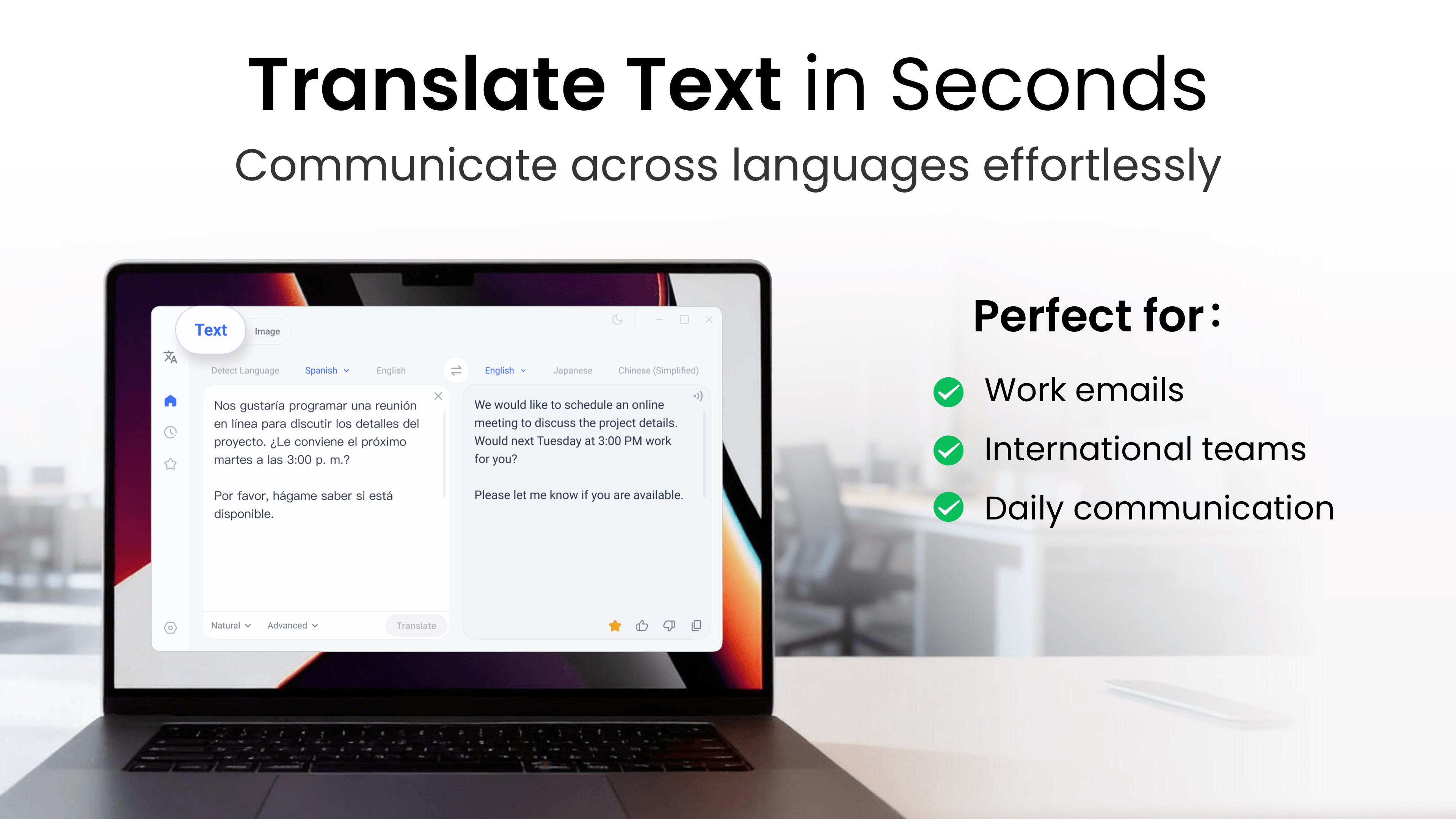 AI Translator · Language Tool screenshot