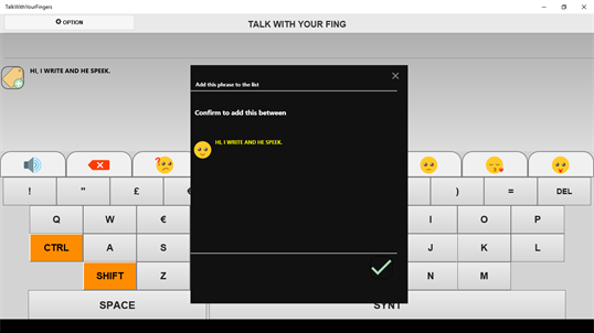TALK WITH YOUR FINGERS screenshot 3