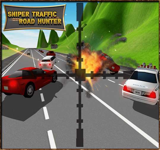 Sniper Traffic Road Hunter screenshot 2