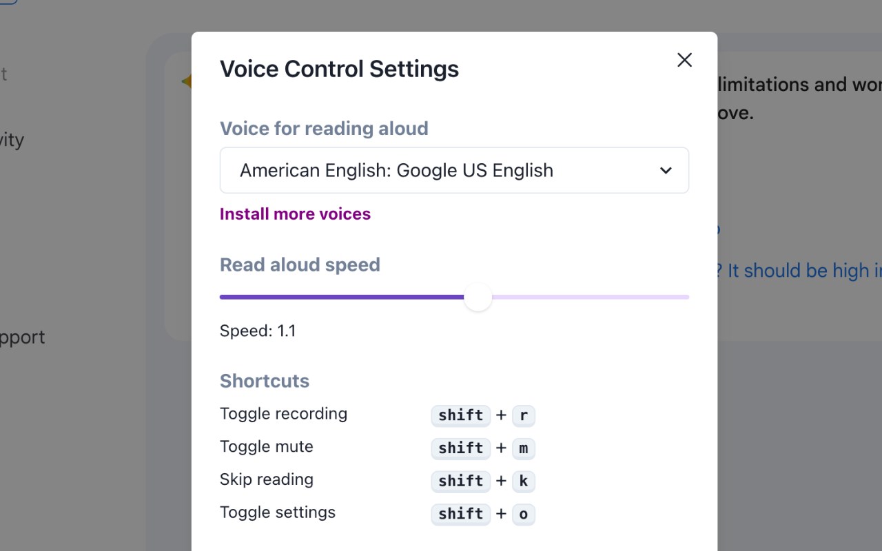 Voice Control for Bard