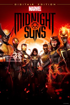 Cover poster for Marvel's Midnight Suns Digital+ Edition for Xbox One