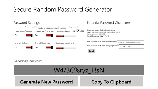 Secure Random Password Generator screenshot 4