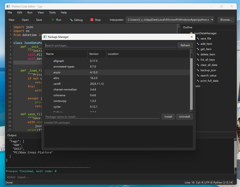 #3. Python Code Editor (Windows) Por: KS.STUDIO