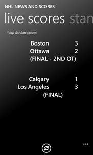 NHL News and Scores screenshot 2