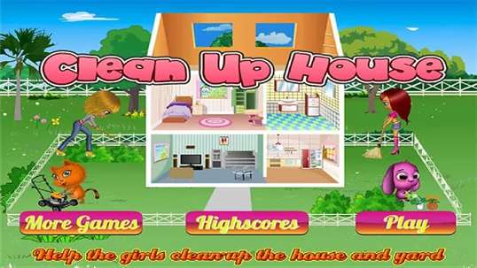 Cutie House Cleaning - Girls Game screenshot 3