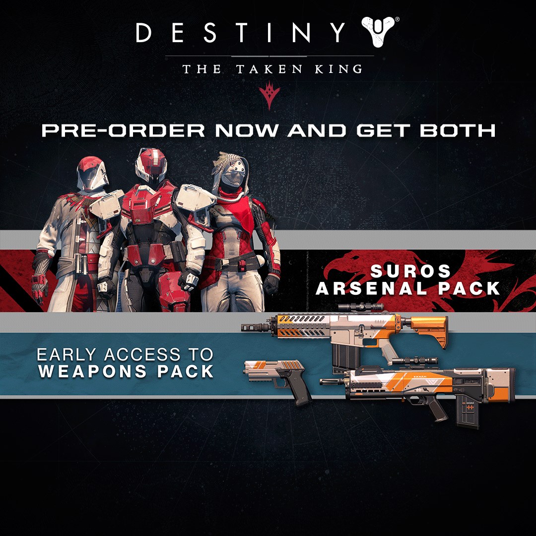 Destiny: The Taken King - Weapons Pack and SUROS Arsenal Pack