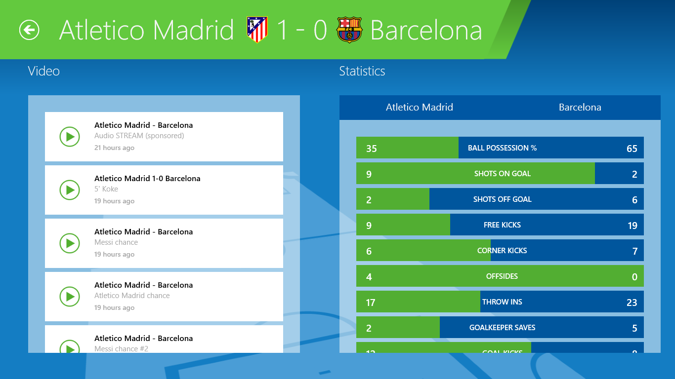 SofaScore LiveScore Live sports results and scores for Windows 10