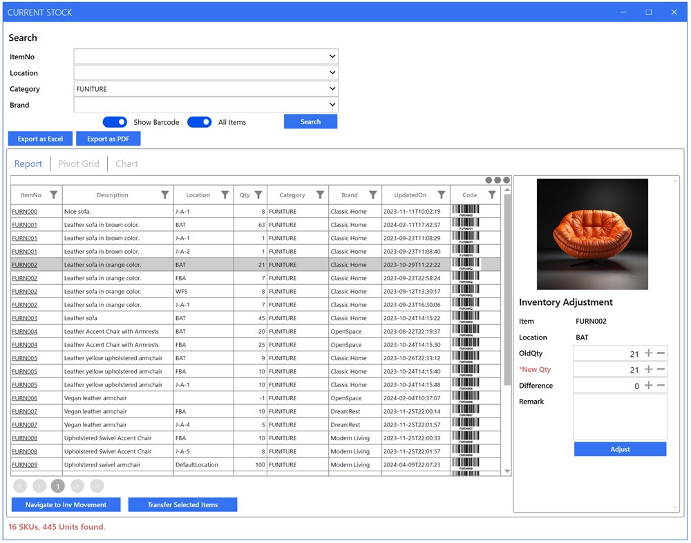 #5. C2W Inventory Management System (Windows) Bởi: c2w technology