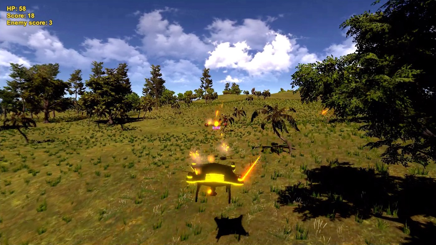 #5. Drone Conflict Simulator Game (Windows) Por: x