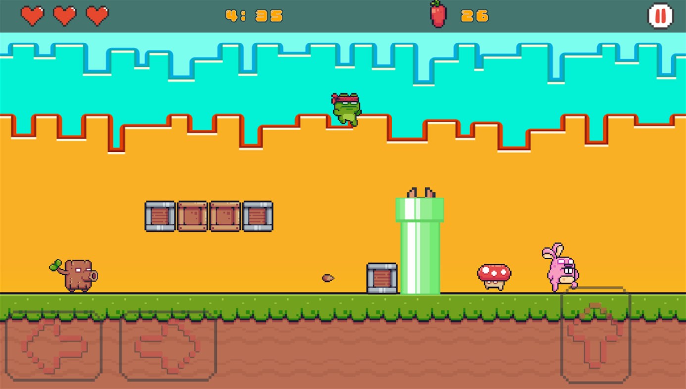 #2. Ninja Frog Quest (Windows) Podle: Khaoula Errami